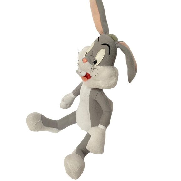 Looney Tunes Bugs Bunny Plush Stuffy Lovey Stuffed Toy Collectible Gray White - Picture 4 of 12